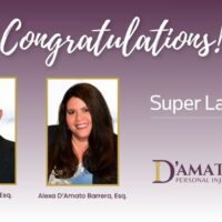 Paul R. D’Amato Esq. and Alexa D’Amato Barrera, Esq. Named to 2024 New Jersey Super Lawyers List