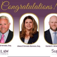 Three D’Amato Law Firm Attorneys Named to the 2026 New Jersey Super Lawyers List
