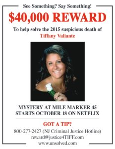 Tiffany Reward Poster